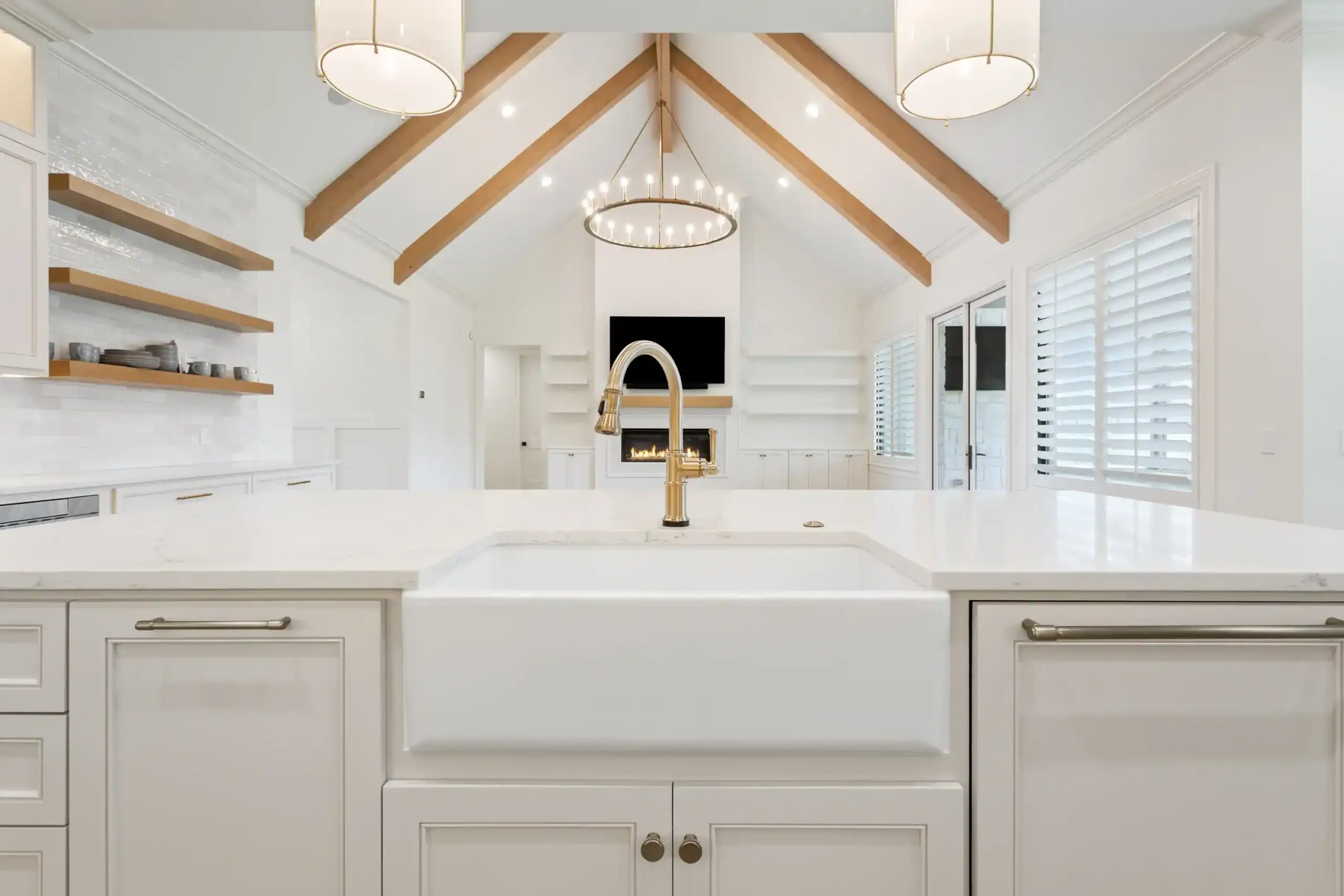 Keith Gunn Construction Waco, Texas - Kitchen and Living Area